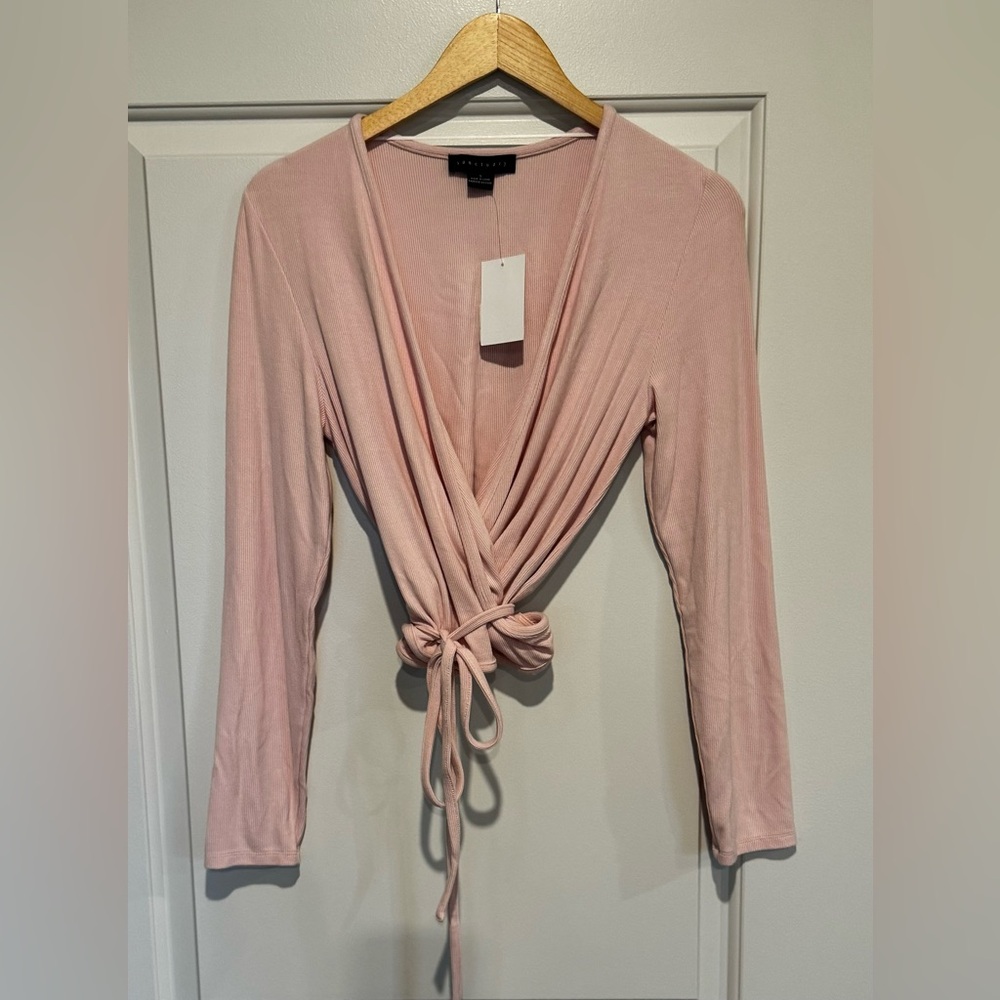 SANCTUARY Ballet Wrap Style Soft Top NWT